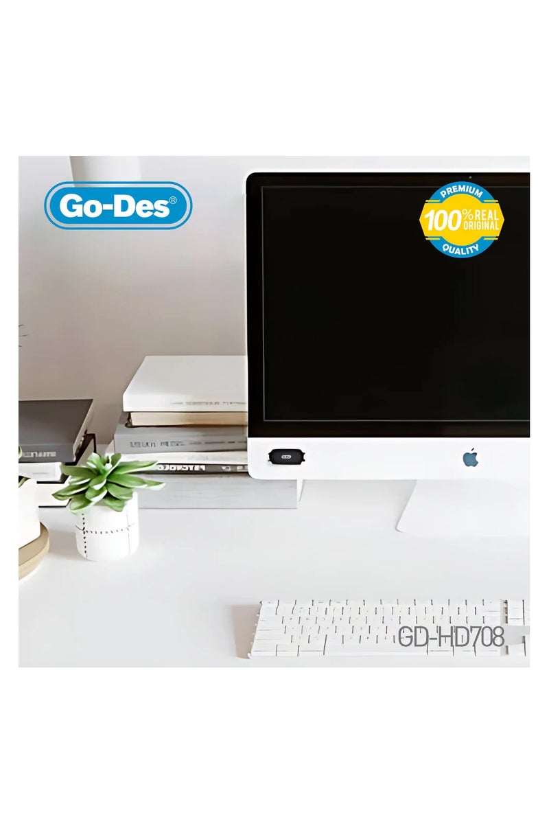 جو-ديز حامل مغناطيسي للهاتف والكمبيوتر اللوحي من ، مصنوع من سبائك الألومنيوم، يدور بزاوية 360 درجة، مناسب للسيارة والمنزل والمكتب - Image 3