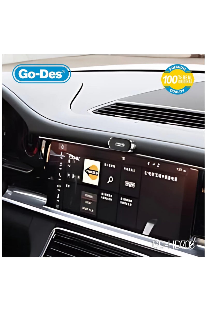 جو-ديز حامل مغناطيسي للهاتف والكمبيوتر اللوحي من ، مصنوع من سبائك الألومنيوم، يدور بزاوية 360 درجة، مناسب للسيارة والمنزل والمكتب - Image 5