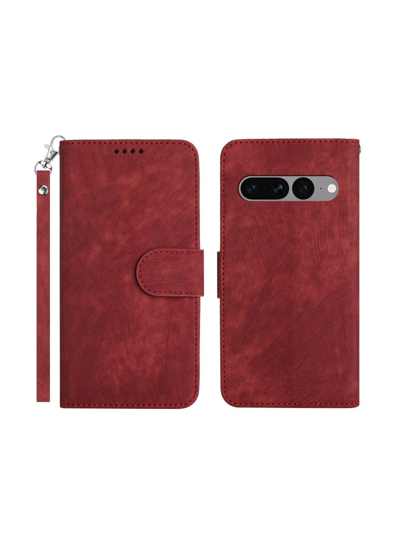 Suteni Magnetic Flip Cover Card Slots Leather Phone Case for Google Pixel - Image 1