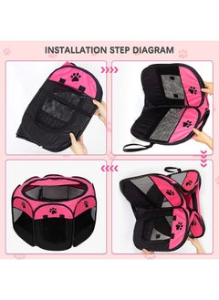 Yolu Foldable Waterproof Octagon Oxford Pet Playpens For Dogs And Cats  - Image 2