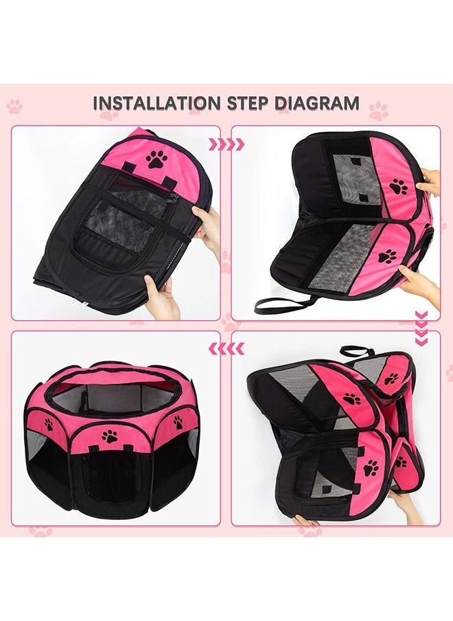 Yolu Foldable Waterproof Octagon Oxford Pet Playpens For Dogs And Cats  - Image 2