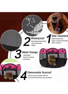 Yolu Foldable Waterproof Octagon Oxford Pet Playpens For Dogs And Cats  - Image 3