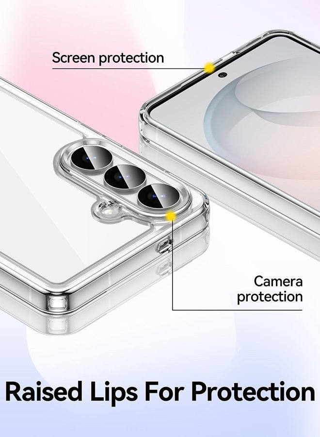 Tersely [3 in 1] 2 Pack Tempered Glass Screen Protector for Samsung Galaxy S26 5G, with Ultra Slim Clear Case, Premium Film, Shockproof, Case-Friendly, 9H Hardness - Image 3