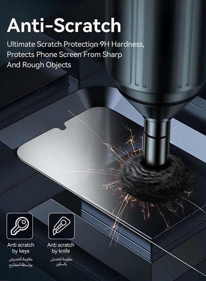 Tersely [3 in 1] 2 Pack Tempered Glass Screen Protector for Samsung Galaxy S26 5G, with Ultra Slim Clear Case, Premium Film, Shockproof, Case-Friendly, 9H Hardness - Image 5