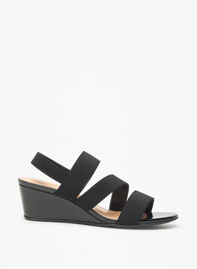 Celeste Women's Strappy Slip-On Sandals with Wedge Heels