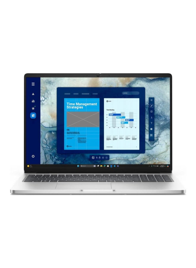 DELL Pro Laptop With 16-Inch Full HD Display,Intel Core Ultra 7 255U Processor/12-Core/16GB RAM/512GB SSD/Windows 11 Pro silver - Image 1