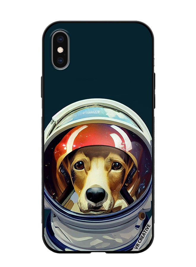 VR CREATIVE Protective Case Cover For Apple iPhone XS Max An Astronaut Dog In A Spacesuit Is Ready For Space Flight Design Multicolour - Image 1