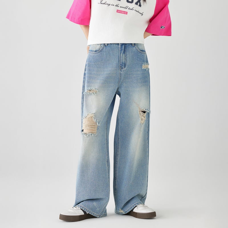 GOLFCROSS Jeans Unisex Moderate Straight Fit Pants - Image 3