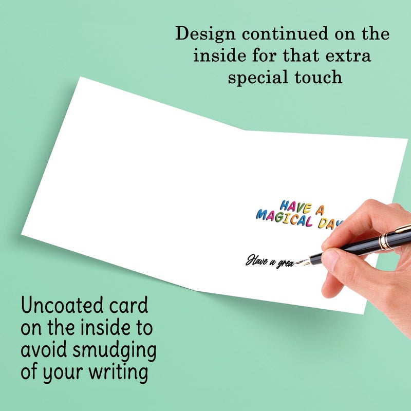 Stuff4 4th Birthday Card Girls - Cool Unicorn Sunglasses - Unicorn Birthday Card for 4 Year Old Girl - Image 4