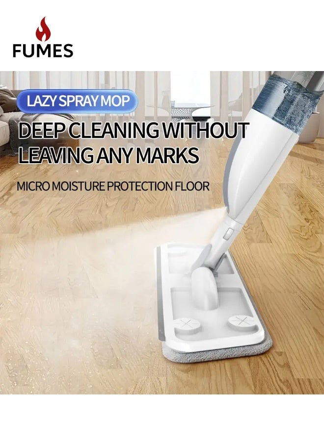FUMES 360 degree Rotatable  Microfiber Spray Mop Floor Cleaning with Washable Pads Built In Water Tank - Image 3