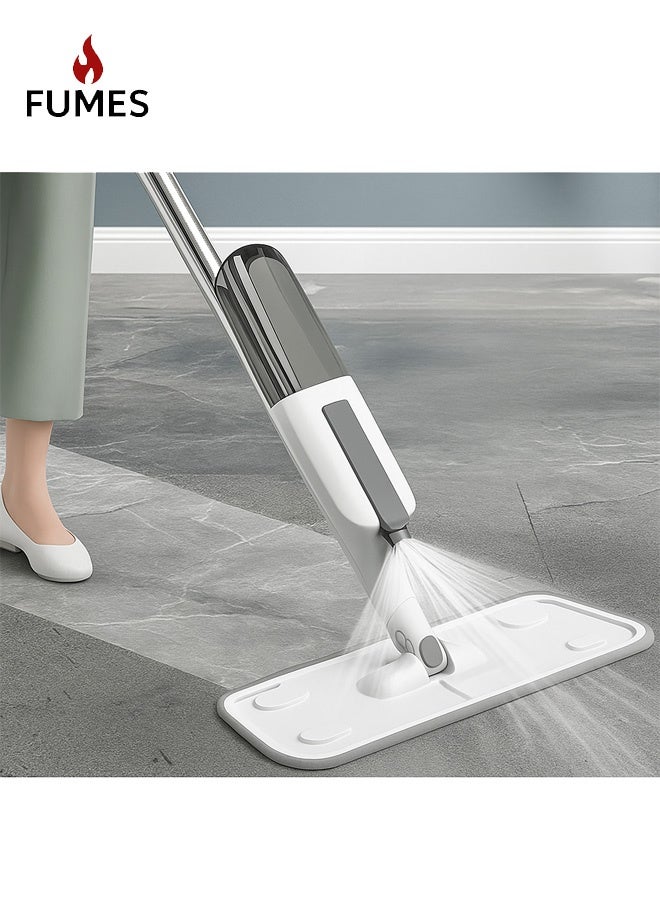 FUMES 360 degree Rotatable  Microfiber Spray Mop Floor Cleaning with Washable Pads Built In Water Tank - Image 1
