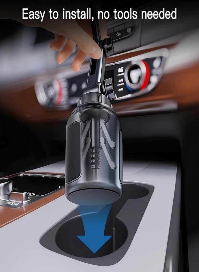 Uniwit Cup Holder Phone Tablet Mount for Car,Truck,360° Rotatable & Adjustable Arm Compatible with iPad iPhone Samsung Tab Kindle Fire HD Smartphones and Other 4.7-10" Devices - Image 5