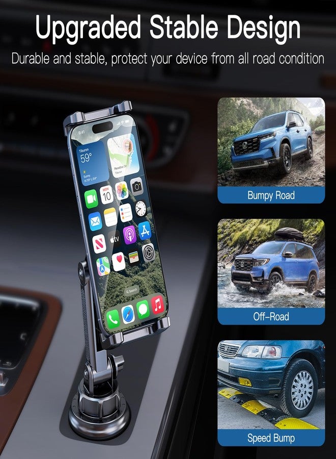 Uniwit Cup Holder Phone Tablet Mount for Car,Truck,360° Rotatable & Adjustable Arm Compatible with iPad iPhone Samsung Tab Kindle Fire HD Smartphones and Other 4.7-10" Devices - Image 3