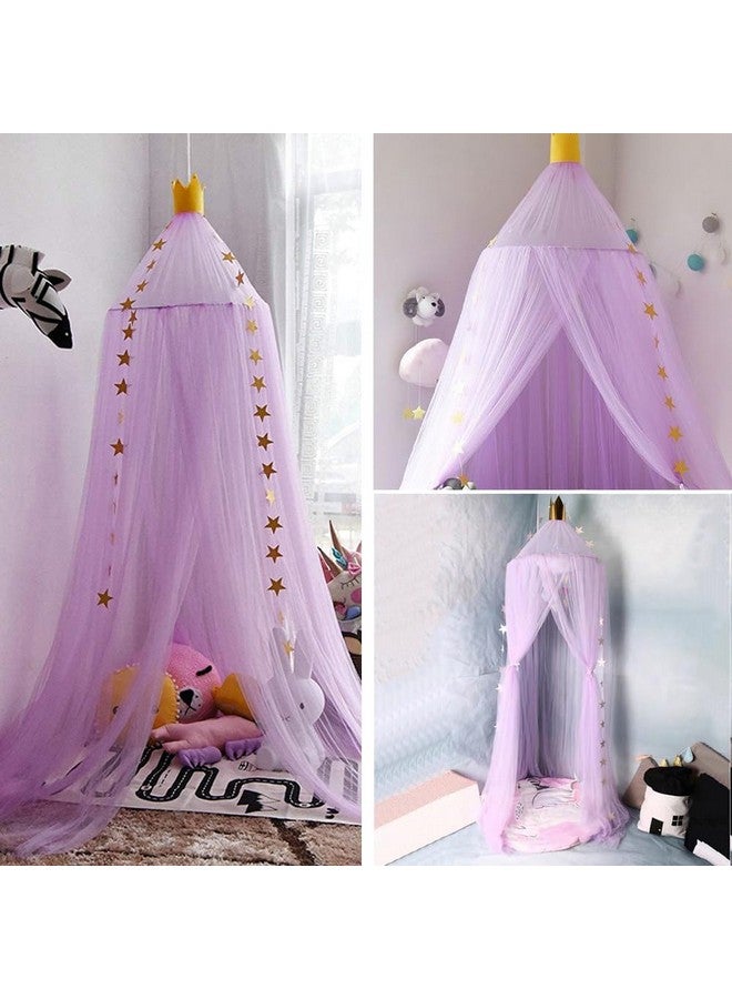ESUPPORT Dome Princess Bed Canopy Round Lace Mosquito Net Play Tent Hanging House Decoration Lace Netting Curtains for Indoor Outdoor - Image 3