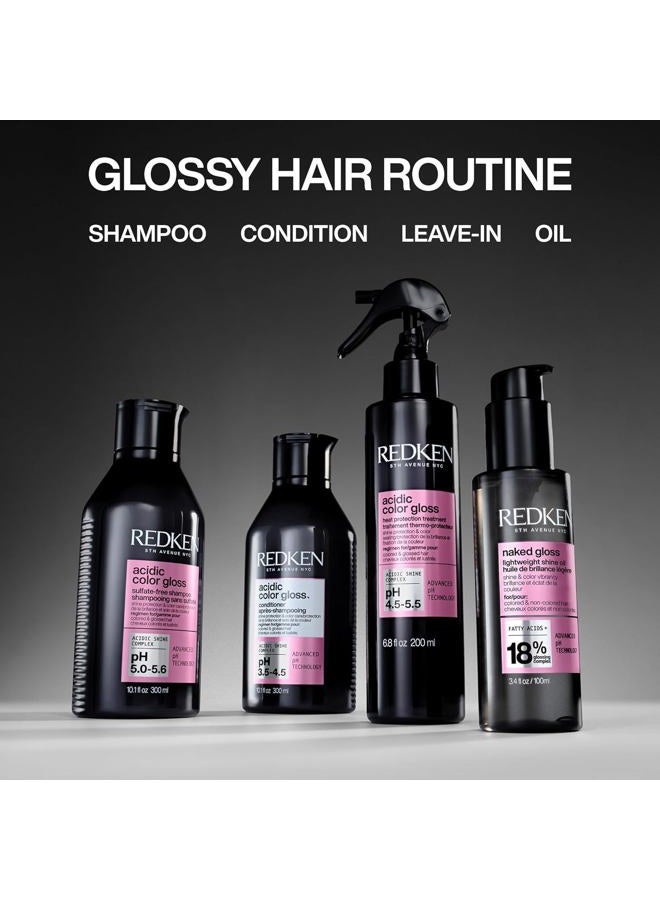 REDKEN Acidic Color Gloss Sulfate-Free Shampoo - Protects Vibrancy, Salon-Grade Hair Shine, For Color-Treated Hair, 10.1 Fl Oz - Image 5