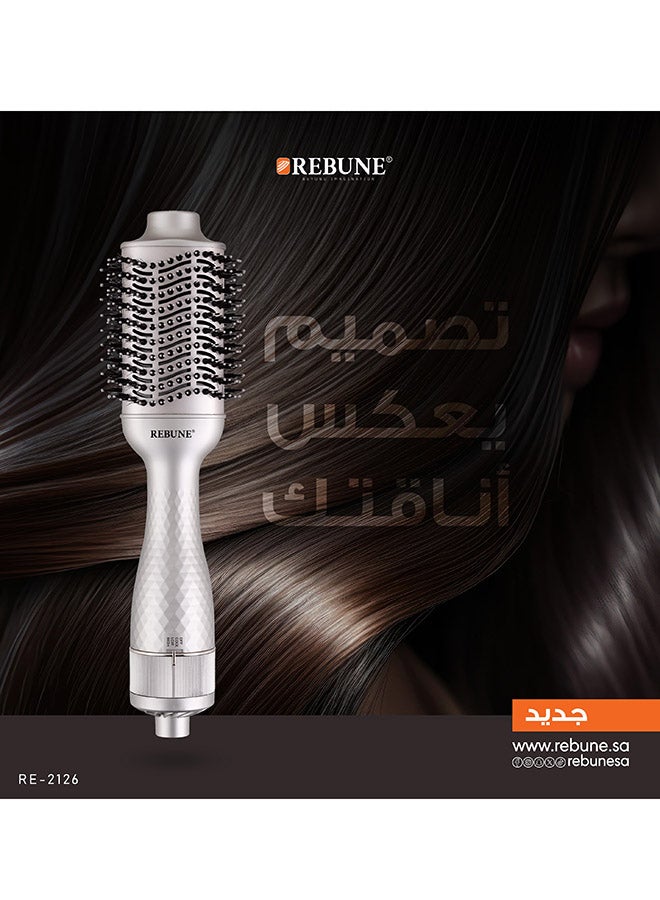 ريبون مصفف شعر 1300 واط، شعيرات معنقدة مضادة للتشابك ورؤوس مدببة مع ثلاث أدوات تحكم - بارد، متوسط، ساخن، RE-2126 - Image 5