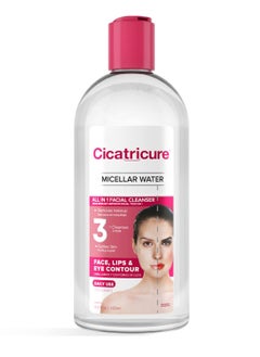 CICATRICURE CICATRICURE Micellar Water Facial Cleanser, 13.5 Ounce  - Image 1