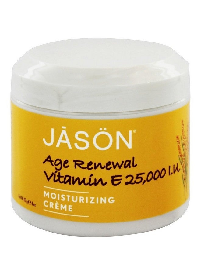 Jason Moisturizing Vitamin E Age Renewal Creme 4 Oz (Pack Of 3) - Image 1