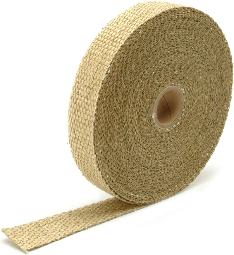 Design Engineering 010101 Exhaust Heat Wrap, 1" x 50' Roll - Tan - Image 1