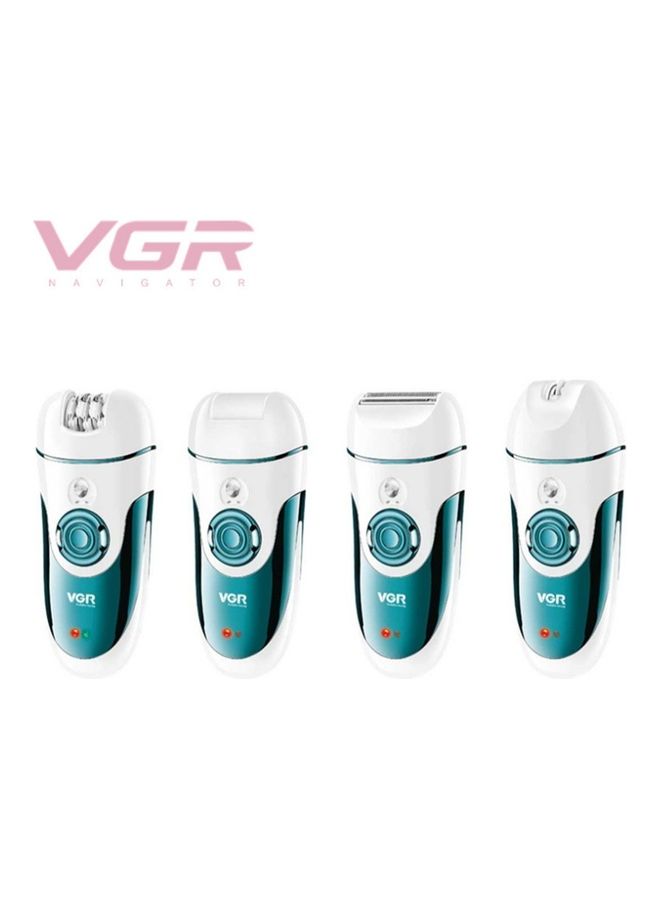 VGR 4 in 1 Rechargeable Epilator Shaver multicolour - Image 3