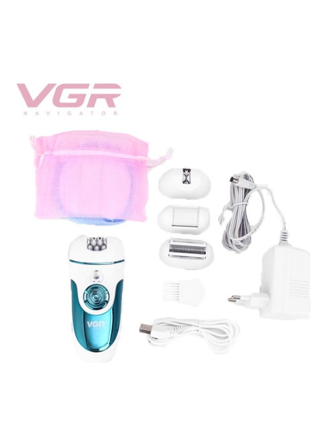 VGR 4 in 1 Rechargeable Epilator Shaver multicolour - Image 5