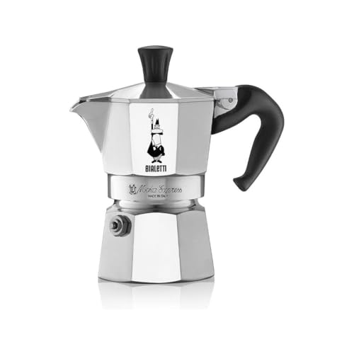 Bialetti Moka Express Export Espresso Maker,90 ml, Silver - Image 4