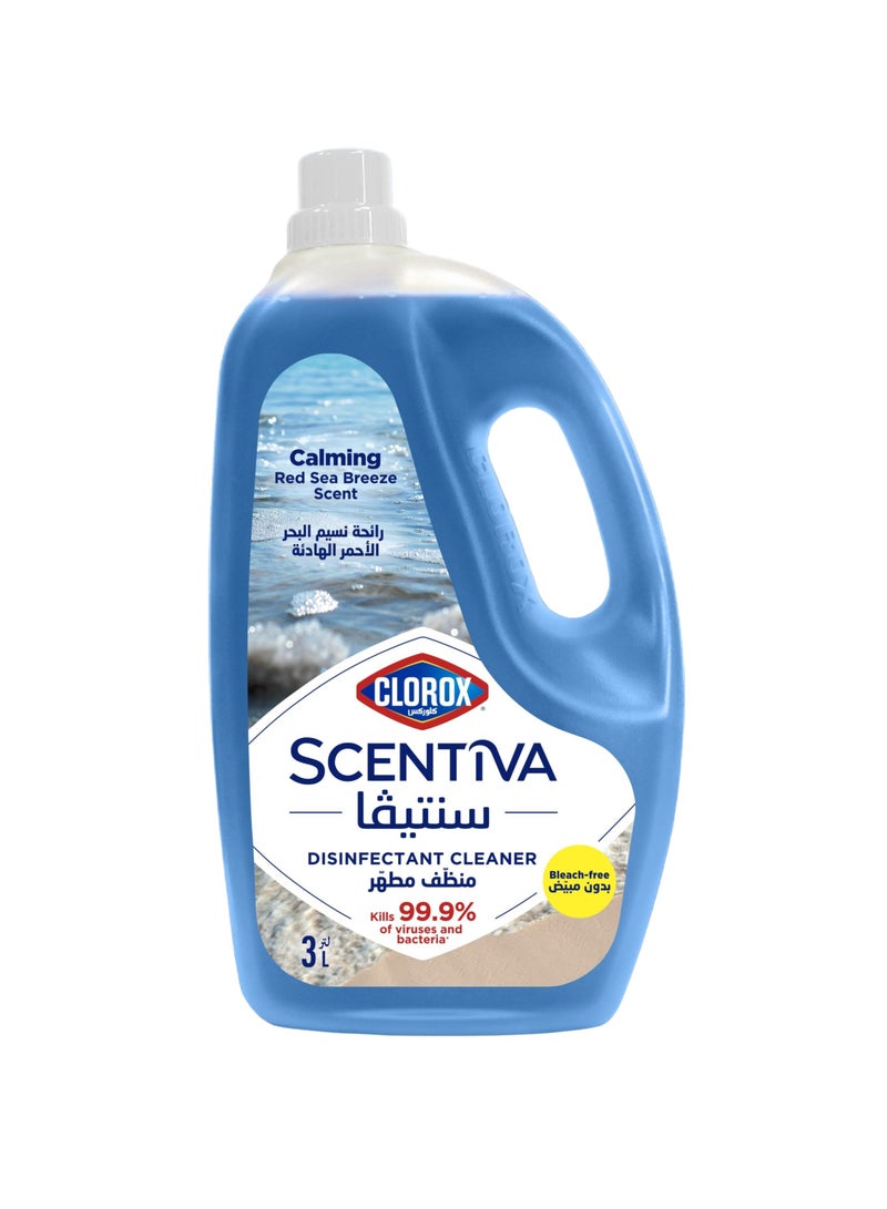 Clorox Scentiva Disinfectant Floor Cleaner Red Sea Breeze 3L - Image 1