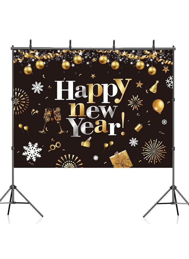 GOER GOER 78 Inch New Year Banner for 2025 New Year Eve Party Decorations Photo Backdrop  - Image 3