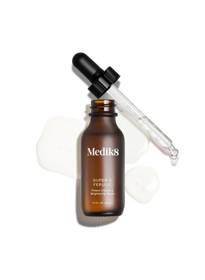ميديك8 مصل فيتامين C من سوبر سي فيروليك 30% من حمض اللاسكوربيك الإيثيل مع فيتامين E وحمض الفيروليك يستهدف علامات الشيخوخة، 1.0 أونصة - Image 4