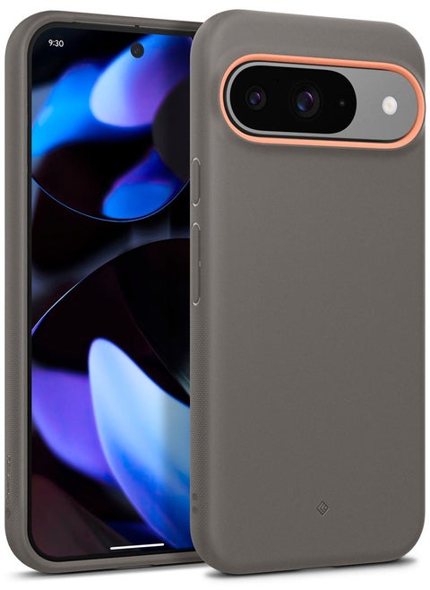 Nano Pop Google Pixel 9 Case / Pixel 9 PRO Case Cover (2024) Military Grade - Papaya Gray