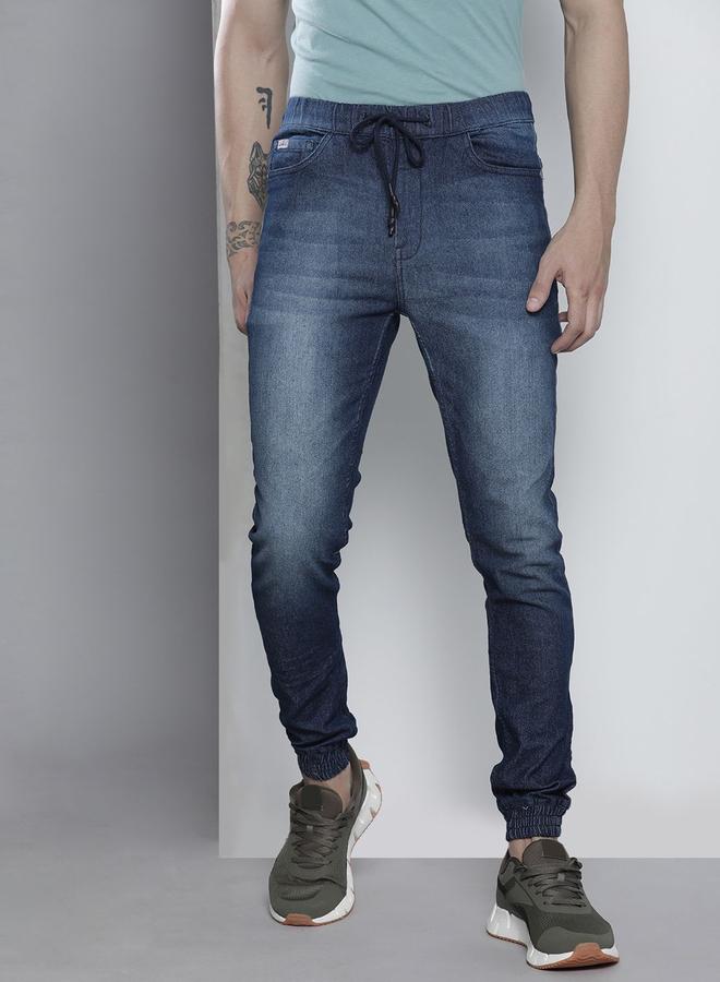 The Indian Garage Co Men Mid Rise Slim Fit Cuffed Jeans - Image 2