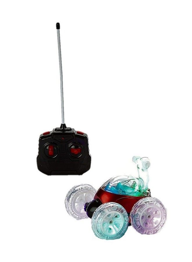 Mindscope Turbo Twisters Red 27 Mhz Bright Led Light Up Stunt Rc Remote Control Vehicle - Image 1