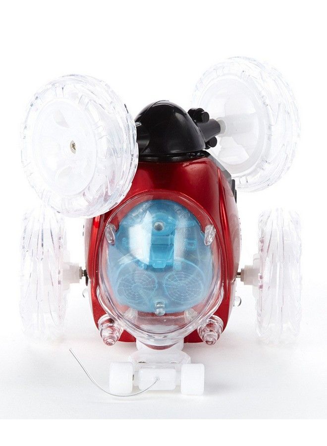 Mindscope Turbo Twisters Red 27 Mhz Bright Led Light Up Stunt Rc Remote Control Vehicle - Image 5