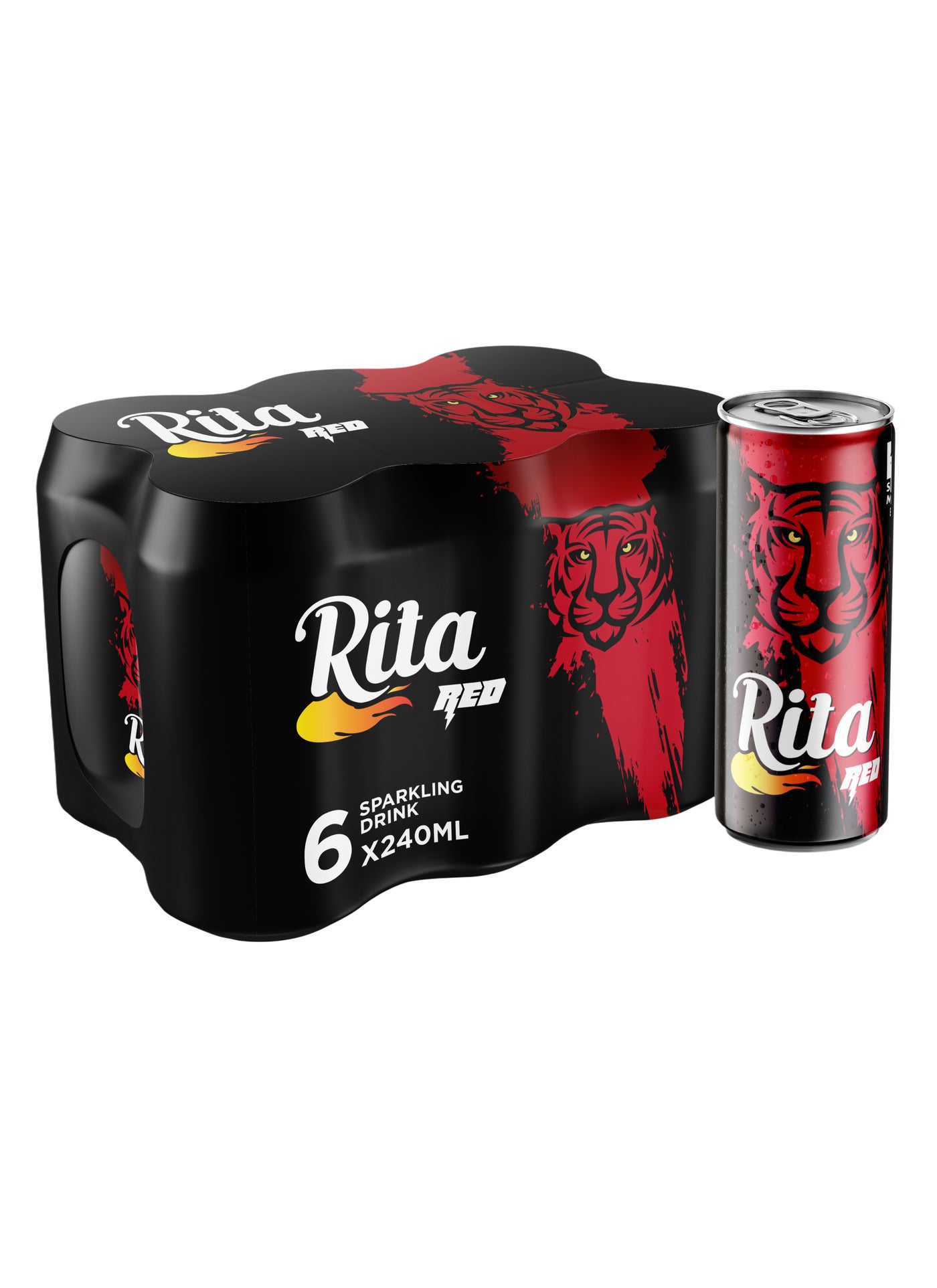 Rita Red, Energy Flavoured Sparkling Carbonated Soft Drink