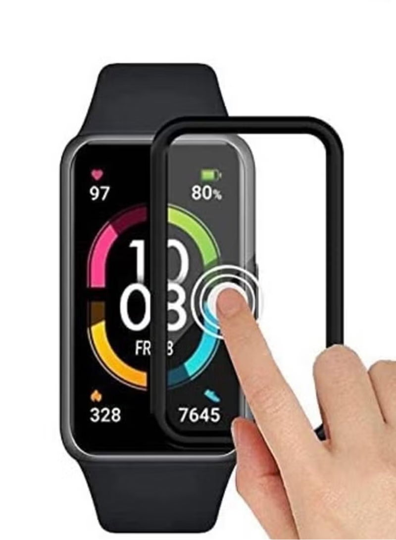 Waldic Ceramic Screen Protector For Huawei Band 7 - Black  - Image 4