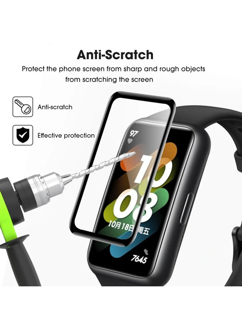 Waldic Ceramic Screen Protector For Huawei Band 7 - Black  - Image 3