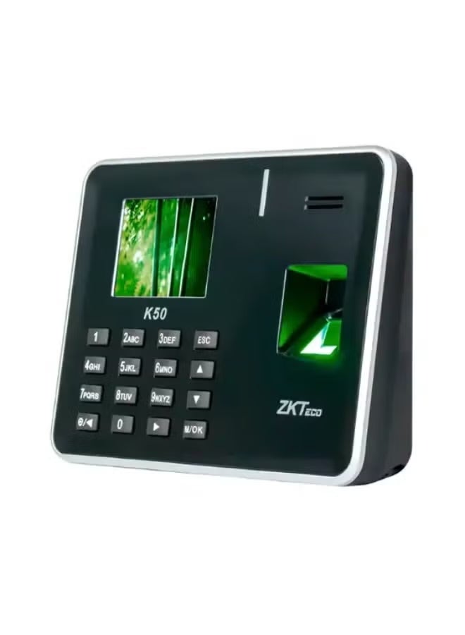 ZKTeco K50 Pro Fingerprint Time Attendance System with Battery