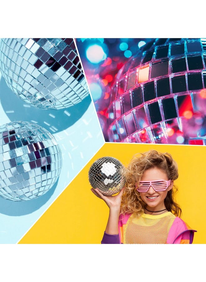 PP OPOUNT 3000 Pcs Disco Mirror Tiles 10 X 10 Mm Self Adhesive Glass Mosaic Tiles For Diy Craft Decoration Mini Disco Ball Tiles For Art Collage Indoor Outdoor Decoration(Silver)  - Image 5