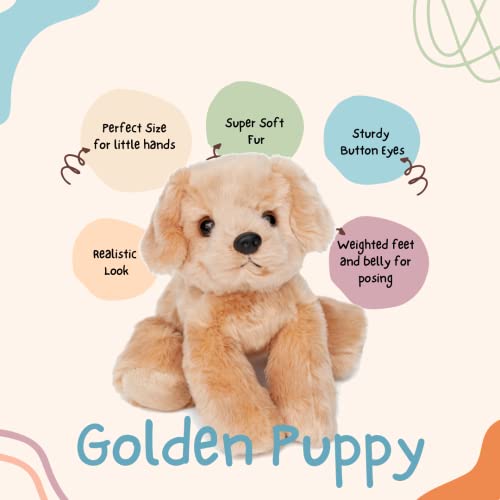 Jolitee Golden Retriever Plush Tan Dog Stuffed Animal Soft Huggable Small Stuffed Dog Plushie 65x7 - Image 5