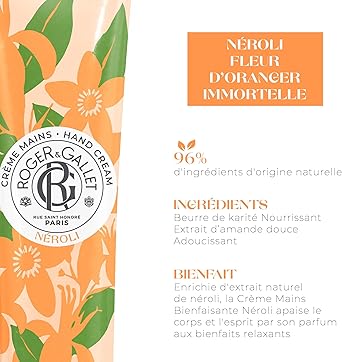 ROGER & GALLET RogerGallet Neroli Hand Cream 30ml - Image 3