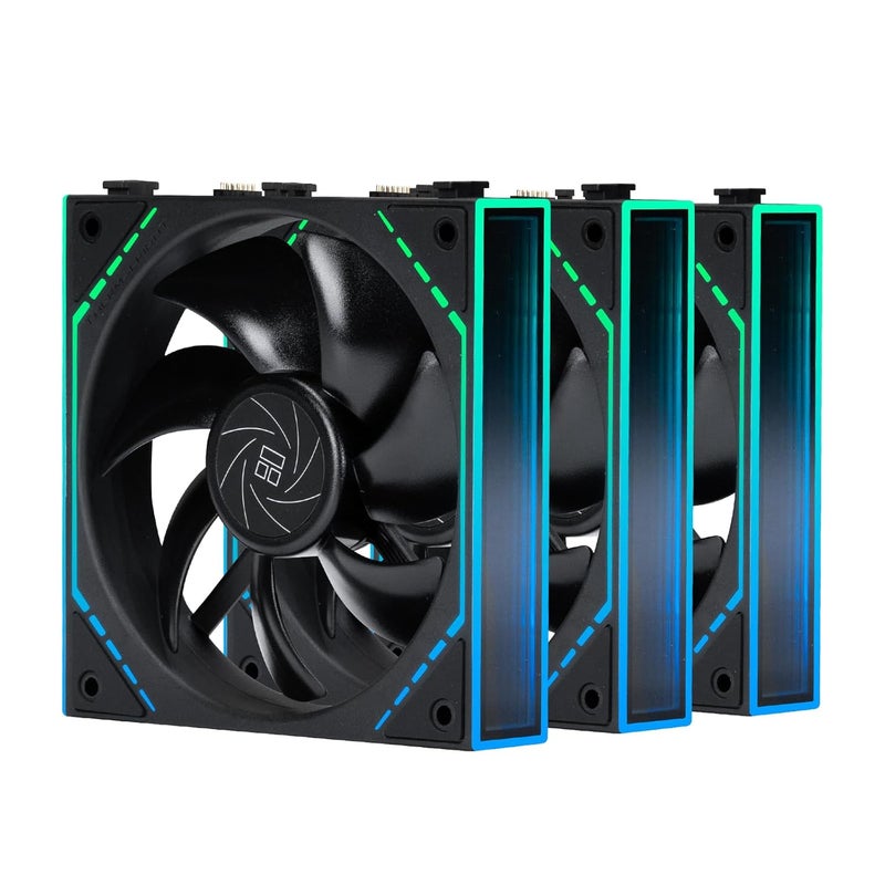 Thermalright TL-M12Q 120mm PC Case Fans, 2000 RPM High Airflow, ARGB Daisy-Chain, Dual Infinity-Mirror Lighting, 1-Pack - Image 4