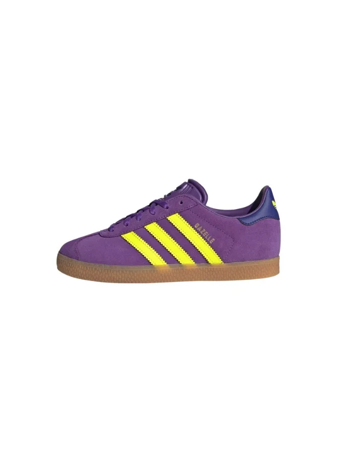 اديداس اوريجينالز adidas GAZELLE J Purple Originals Kids Shoes