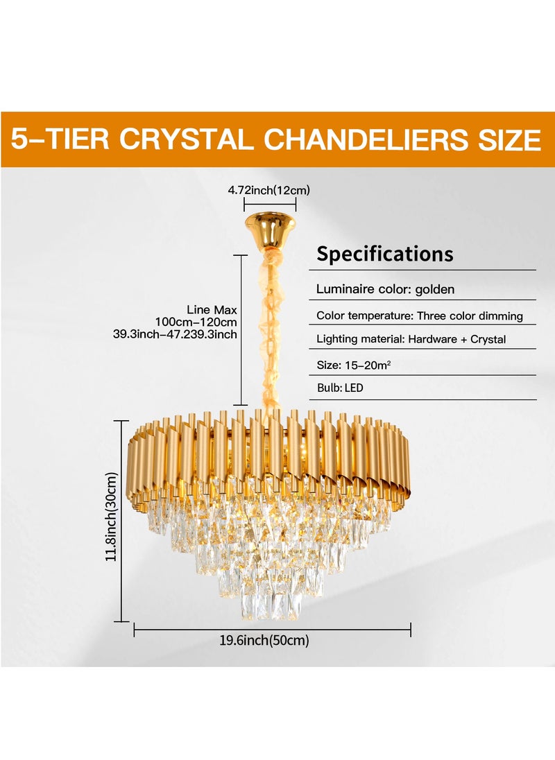 Golden Crystal Chandelier, Elegant Lighting Fixture Round Luminaire, Luxurious Ceiling Light, Bedroom Luxury Light, Modern Crystal Lighting, Golden Pendant, Sparkling Pendant Light - pzsku/ZB93884517B4668B61ECFZ/45/_/1717591526/4841af9b-c0cc-4bc0-b86f-659aa01dfe99