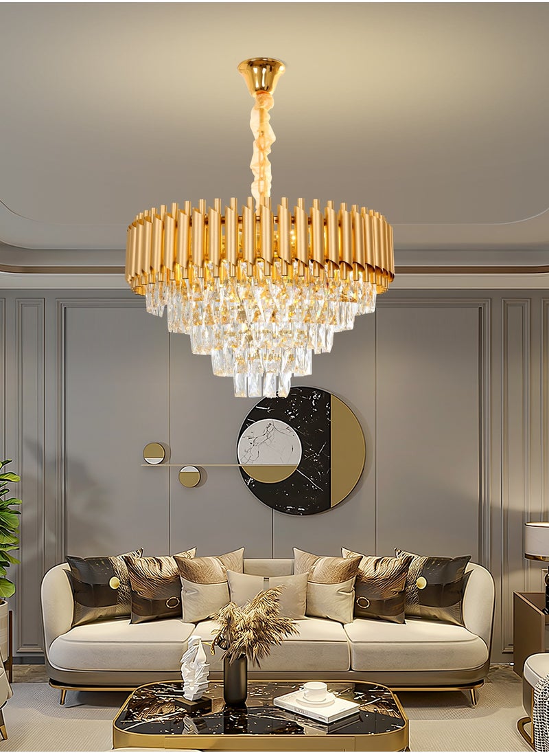 Golden Crystal Chandelier, Elegant Lighting Fixture Round Luminaire, Luxurious Ceiling Light, Bedroom Luxury Light, Modern Crystal Lighting, Golden Pendant, Sparkling Pendant Light - pzsku/ZB93884517B4668B61ECFZ/45/_/1717592342/9293a73d-9184-4769-bb4b-9cb4c9acf6de