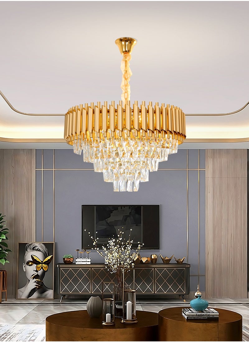 Golden Crystal Chandelier, Elegant Lighting Fixture Round Luminaire, Luxurious Ceiling Light, Bedroom Luxury Light, Modern Crystal Lighting, Golden Pendant, Sparkling Pendant Light - pzsku/ZB93884517B4668B61ECFZ/45/_/1717592420/00be16a5-4abc-4215-a15f-4332ecd449b9