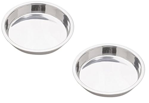 Norpro 9Inch Stainless Steel Cake Pan Round 2 Pack
