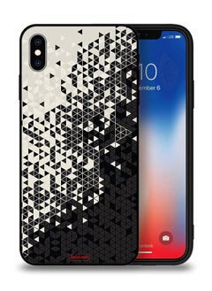 Apple iPhone XS Protective Case Pattern Digital Art Triangle