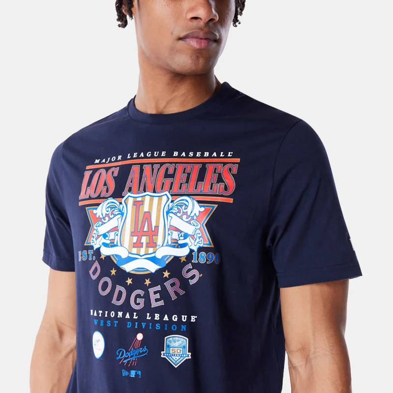 NEW ERA Men's MLB Los Angeles Dodgers Badge Graphic T-Shirt