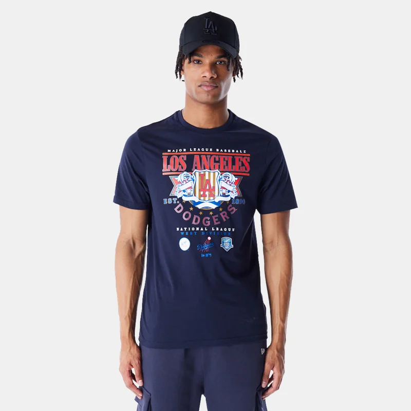 NEW ERA Men's MLB Los Angeles Dodgers Badge Graphic T-Shirt