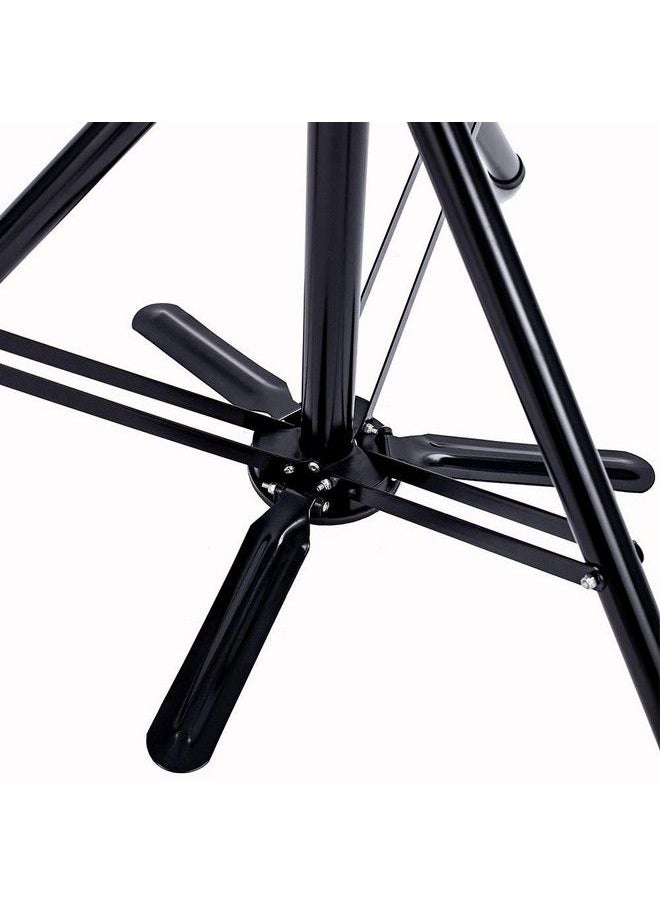 Foreign Holics - Wig Stand Tripod With Foot Pedal Adjustable Hair Mannequin Head Stand With Metal Fixing Base For Wig Making Hair Styling 1 Pcs - Image 1